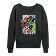 thumbnail image 1 of Marvel The Avengers - American Flag - Women's French Terry Pullover Sweatshirt, 1 of 5