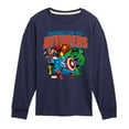 thumbnail image 1 of Marvel The Avengers - American Tour - Toddler And Youth Long Sleeve Graphic T-Shirt, 1 of 4