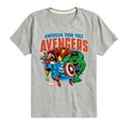 thumbnail image 1 of Marvel The Avengers - American Tour - Toddler And Youth Short Sleeve Graphic T-Shirt, 1 of 5