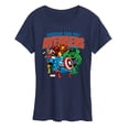 thumbnail image 1 of Marvel The Avengers - American Tour - Women's Short Sleeve Graphic T-Shirt, 1 of 4
