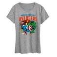 thumbnail image 1 of Marvel The Avengers - American Tour - Women's Short Sleeve Graphic T-Shirt, 1 of 4