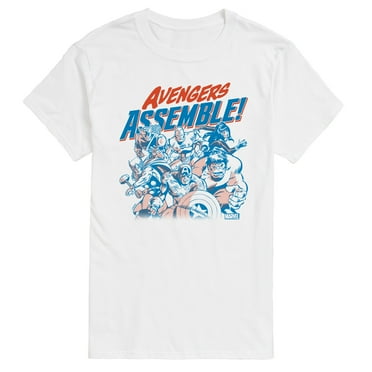 Marvel The Avengers - Assemble Group - Adult Short Sleeve Graphic T-Shirt