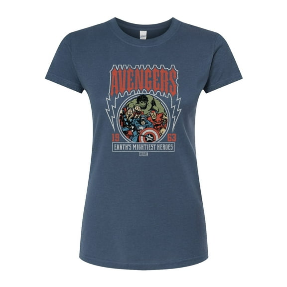 Marvel The Avengers - Band Tee Style - Juniors Fitted Graphic T-Shirt