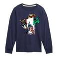 thumbnail image 1 of Marvel The Avengers - Birthday 4 - Toddler And Youth Long Sleeve Graphic T-Shirt, 1 of 5
