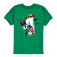 thumbnail image 1 of Marvel The Avengers - Birthday 4 - Toddler And Youth Short Sleeve Graphic T-Shirt, 1 of 5