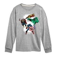 thumbnail image 1 of Marvel The Avengers - Birthday 6 - Toddler And Youth Long Sleeve Graphic T-Shirt, 1 of 5