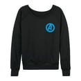 thumbnail image 1 of Marvel The Avengers - Black Widow Comic - Women's French Terry Pullover Long Sleeve Shirt, 1 of 5