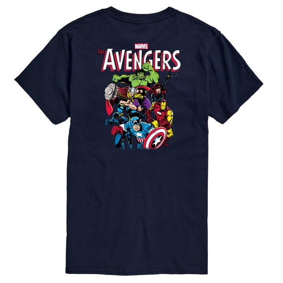 Marvel The Avengers - Cast - Adult Short Sleeve Graphic T-Shirt