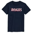 thumbnail image 1 of Marvel The Avengers - Cast - Adult Short Sleeve Graphic T-Shirt, 1 of 5
