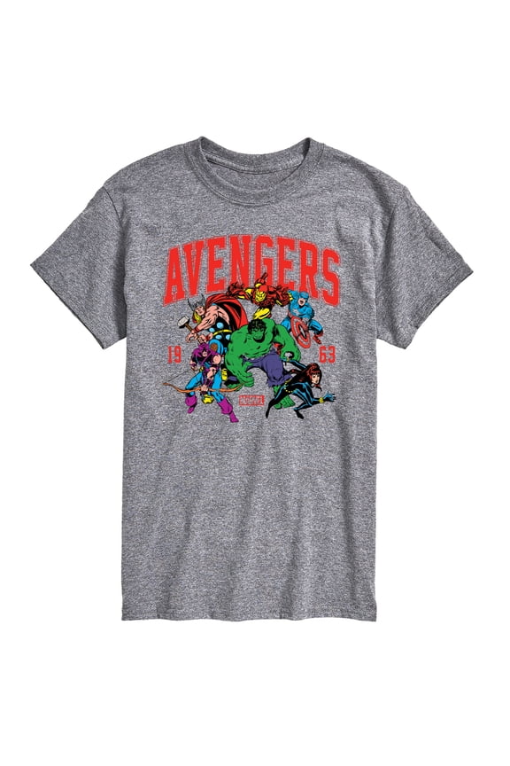 The Avengers - Collegiate - Adult Short Sleeve Graphic T-Shirt