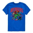 thumbnail image 1 of Marvel The Avengers - Collegiate - Toddler And Youth Short Sleeve Graphic T-Shirt, 1 of 5