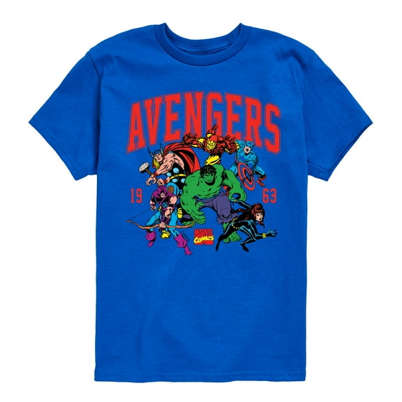 Marvel The Avengers - Collegiate - Toddler And Youth Short Sleeve Graphic T-Shirt