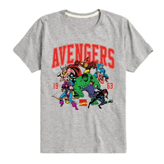 Marvel The Avengers - Collegiate - Toddler And Youth Short Sleeve Graphic T-Shirt