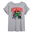 thumbnail image 1 of Marvel The Avengers - Collegiate - Women's Oversized Graphic T-Shirt, 1 of 5