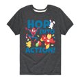 thumbnail image 1 of Marvel The Avengers - Easter Hop Into Action - Toddler And Youth Short Sleeve Graphic T-Shirt, 1 of 5