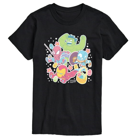 Marvel The Avengers - Easter Stickers - Men's Short Sleeve Graphic T-Shirt