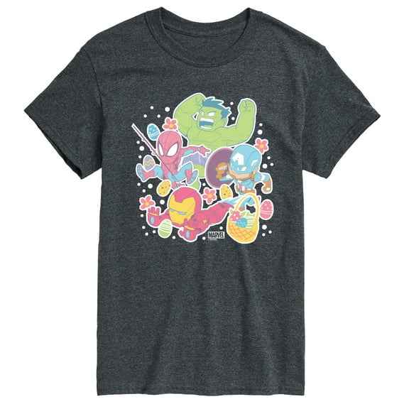 Marvel The Avengers - Easter Stickers - Men's Short Sleeve Graphic T-Shirt