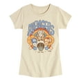 thumbnail image 1 of Marvel The Avengers - Floral - Toddler And Youth Girls Fitted Short Sleeve Graphic T-Shirt, 1 of 5