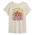 thumbnail image 1 of Marvel The Avengers - Floral - Women's Oversized Graphic T-Shirt, 1 of 5