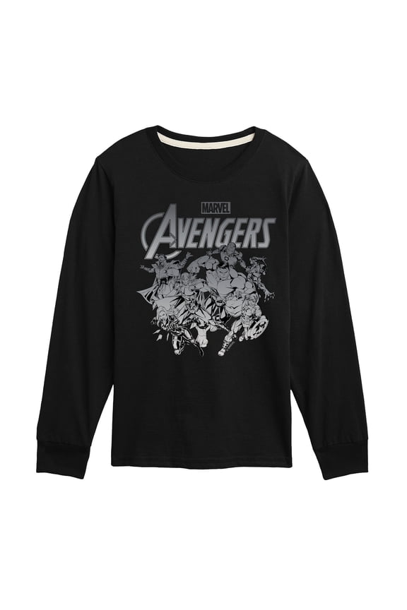 The Avengers - Group Logo - Toddler And Youth Long Sleeve Graphic T-Shirt
