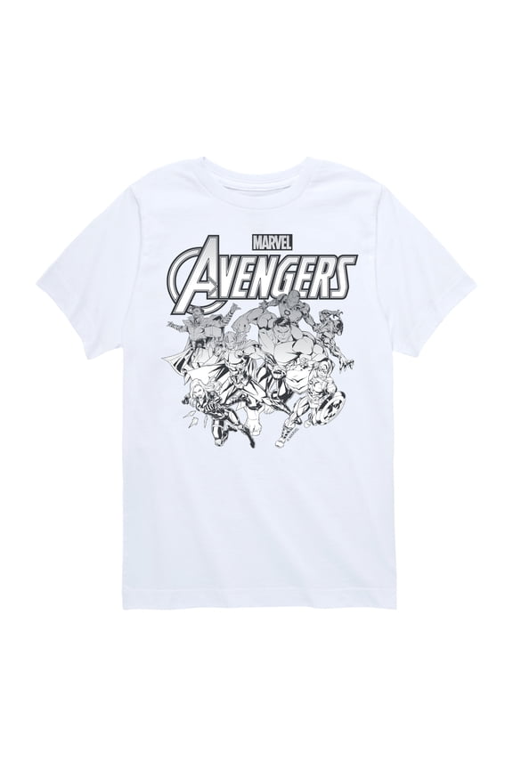 The Avengers - Group Logo - Toddler And Youth Short Sleeve Graphic T-Shirt