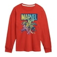 thumbnail image 1 of Marvel The Avengers - Group Rainbow - Toddler And Youth Long Sleeve Graphic T-Shirt, 1 of 4