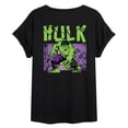 thumbnail image 1 of Marvel The Avengers - Hulk Comic - Women's Oversized Graphic T-Shirt, 1 of 5