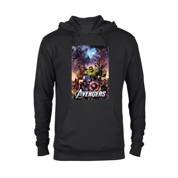 Marvel The Avengers Infinity Saga Comic Cover - Pullover Hoodie for Adults - Customized-Black