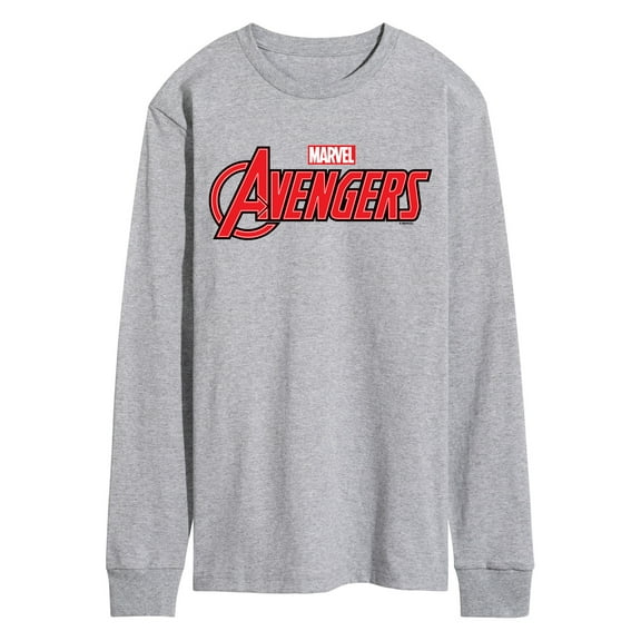 Marvel The Avengers - Logo - Adult Long Sleeve Graphic T-Shirt
