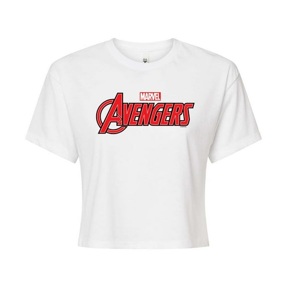 Marvel The Avengers - Logo - Juniors Cropped Graphic T-Shirt