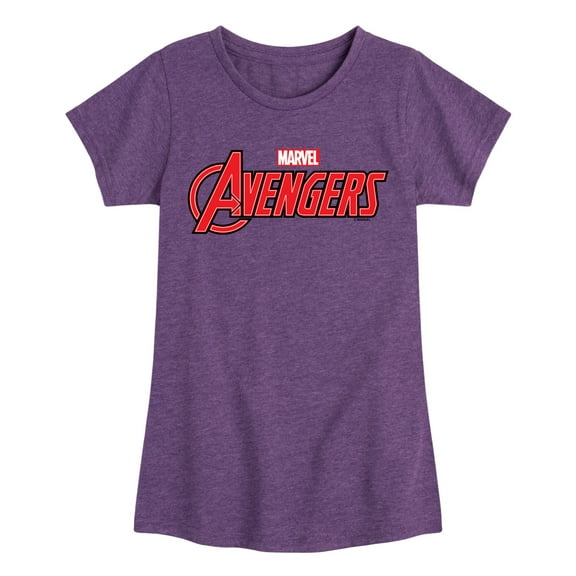 Marvel The Avengers - Logo - Toddler And Youth Girls Fitted Short Sleeve Graphic T-Shirt
