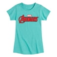 thumbnail image 1 of Marvel The Avengers - Logo - Toddler And Youth Girls Fitted Short Sleeve Graphic T-Shirt, 1 of 5