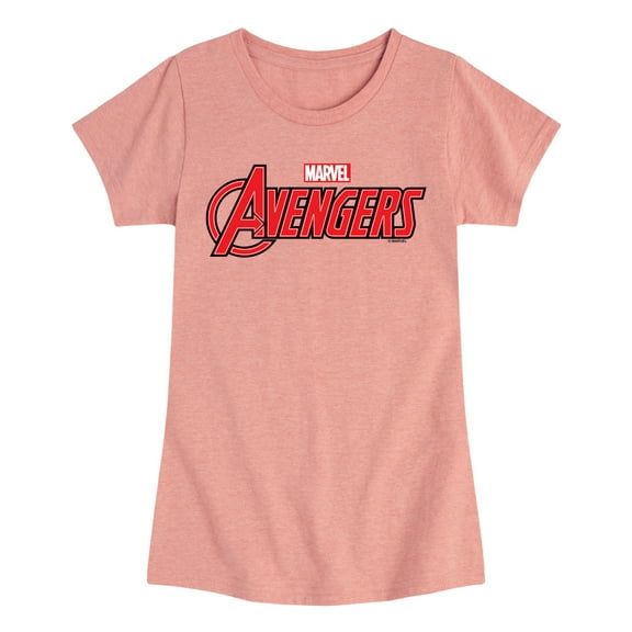 Marvel The Avengers - Logo - Toddler And Youth Girls Fitted Short Sleeve Graphic T-Shirt