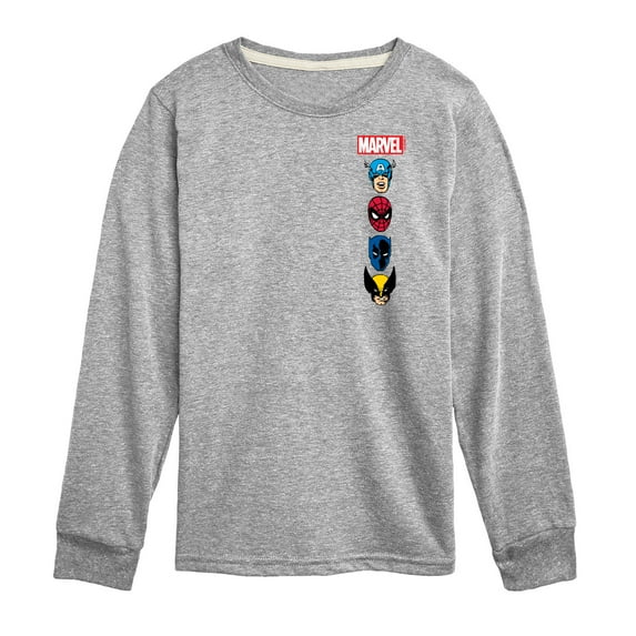 Marvel The Avengers - Logos - Toddler And Youth Long Sleeve Graphic T-Shirt