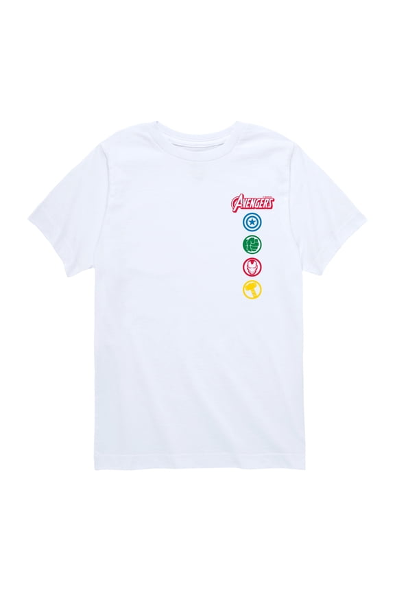The Avengers - Logos - Toddler And Youth Short Sleeve Graphic T-Shirt