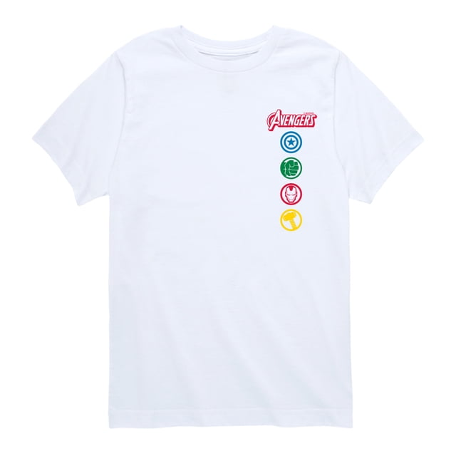 Marvel The Avengers - Logos - Toddler And Youth Short Sleeve Graphic T-Shirt
