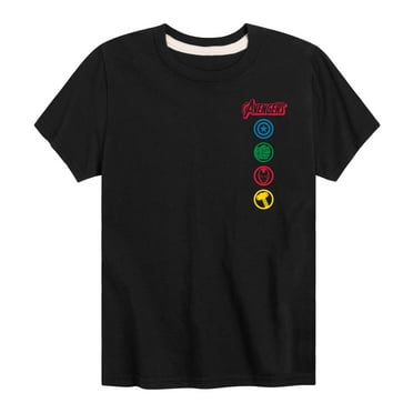 Marvel The Avengers - Logos - Toddler And Youth Short Sleeve Graphic T-Shirt