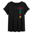 thumbnail image 1 of Marvel The Avengers - Logos - Women's Oversized Graphic T-Shirt, 1 of 5