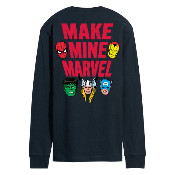 Marvel - Avengers Make Mine Oversized Long Sleeve Graphic T-Shirt