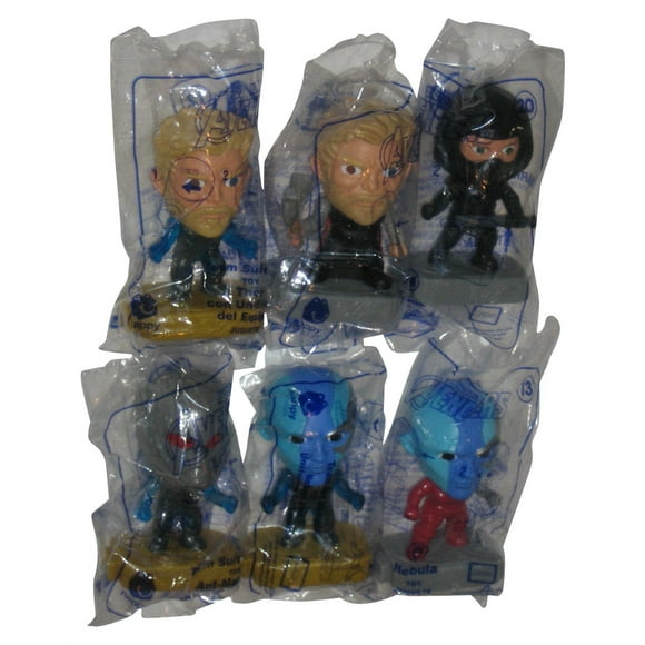 Marvel The Avengers McDonalds Happy Meal Figure Toy Lot - (6 Figures)