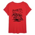 thumbnail image 1 of Marvel The Avengers - Merry Marching Society - Women's Oversized Graphic T-Shirt, 1 of 4