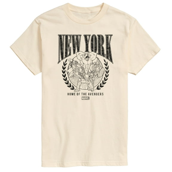 Marvel The Avengers - NYC - Adult Short Sleeve Graphic T-Shirt