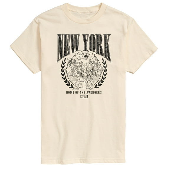 Marvel The Avengers - NYC - Adult Short Sleeve Graphic T-Shirt