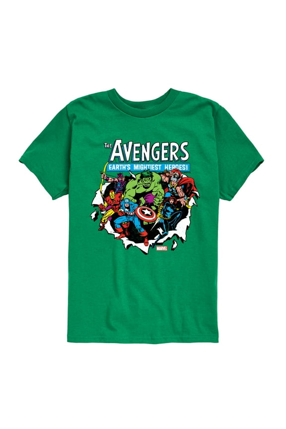The Avengers - Paper Rip - Toddler And Youth Short Sleeve Graphic T-Shirt