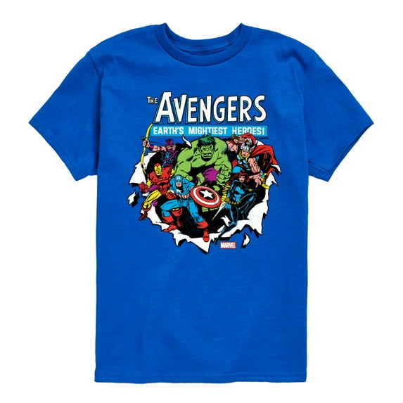 Marvel The Avengers - Paper Rip - Toddler And Youth Short Sleeve Graphic T-Shirt