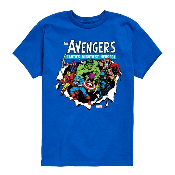 Marvel The Avengers - Paper Rip - Toddler And Youth Short Sleeve Graphic T-Shirt