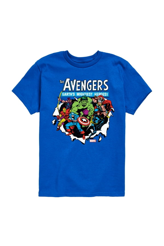 The Avengers - Paper Rip - Toddler And Youth Short Sleeve Graphic T-Shirt