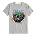 thumbnail image 1 of Marvel The Avengers - Paper Rip - Toddler And Youth Short Sleeve Graphic T-Shirt, 1 of 5