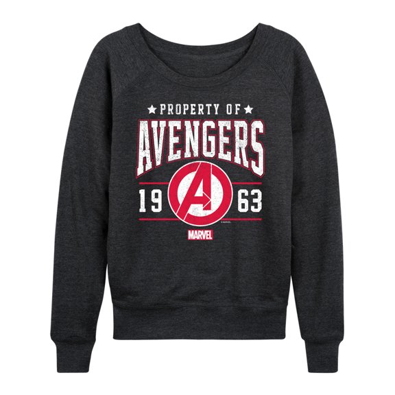 Marvel The Avengers - Property Of - Women's French Terry Pullover Sweatshirt