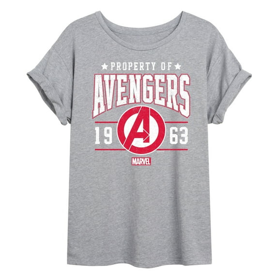 Marvel The Avengers - Property Of - Women's Oversized Graphic T-Shirt